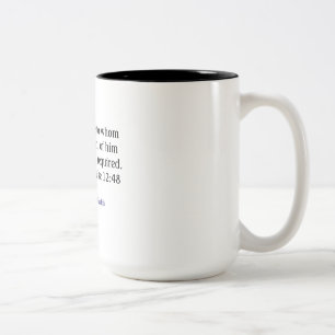 Tasse 2 Couleurs Beaucoup est exigé - 12h48 de Luc