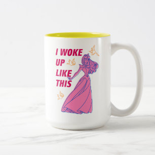 Tasse 2 Couleurs Beauté Dormante "Je Me Suis Réveillé Comme Ça"