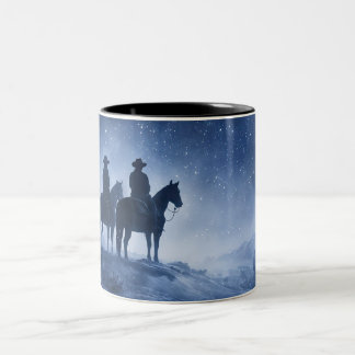Tasse 2 Couleurs Beaux cow-boys country western sud-ouest