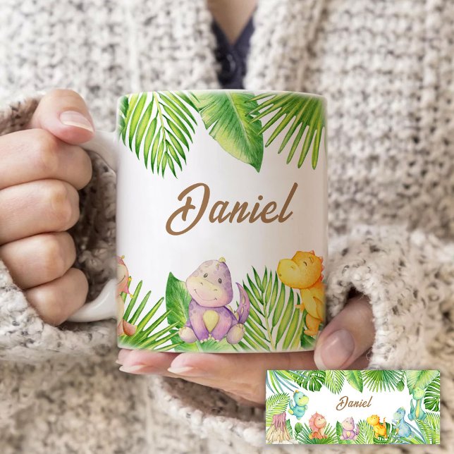 Tasse 2 Couleurs Bébé Dinosaures (Créateur téléchargé)