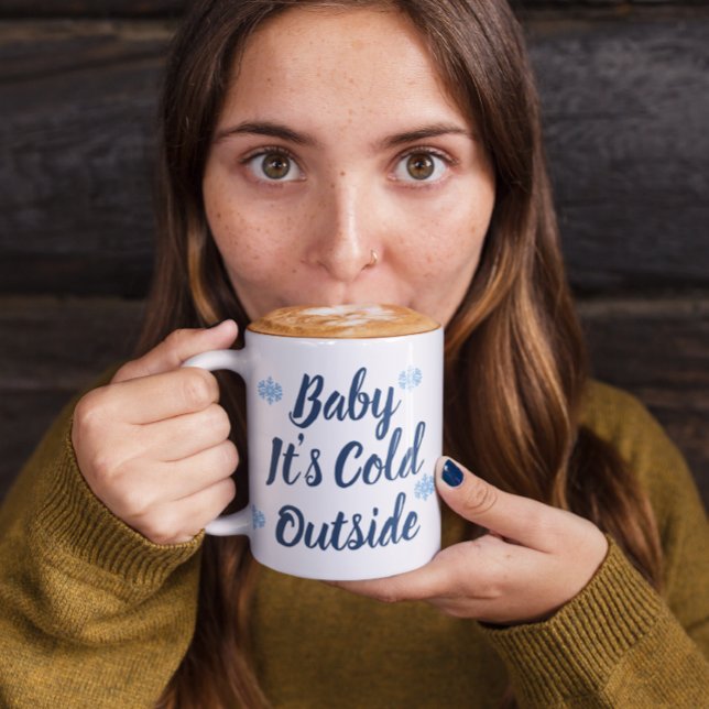 Tasse 2 Couleurs Bébé Il fait froid dehors (Créateur téléchargé)