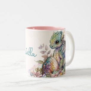 Tasse 2 Couleurs Bébé mignon Oeuf Dragon
