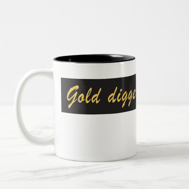 Tasse 2 Couleurs Bêcheur d'or (Gauche)