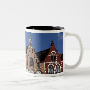 Tasse 2 Couleurs Belgique, Brugge (aussi appelé Brug ou Bruge). UNE