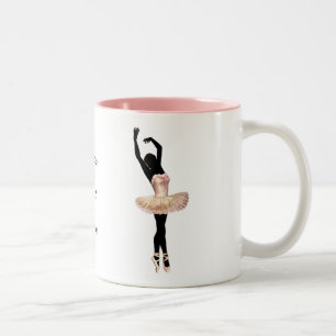 Tasse 2 Couleurs Belle ballerine dans le rose