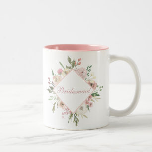 Tasse 2 Couleurs Belle femme de chambre rose