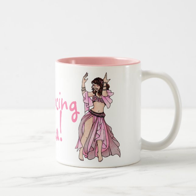 Tasse 2 Couleurs Belly Dancing Mama ! (Droit)