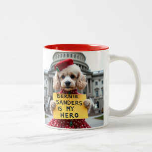 Tasse 2 Couleurs Bernie Sanders est mon héros Mouvement de résistan