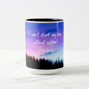 Tasse 2 Couleurs Besoin De Café Drôle Dire