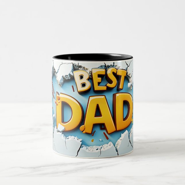 Tasse 2 Couleurs Best dad (Centre)