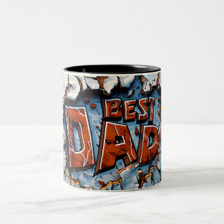 Tasse 2 Couleurs Best dad Two-Tone Coffee Mug