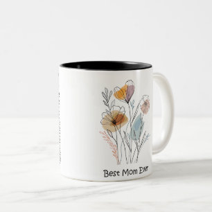 Tasse 2 Couleurs Best Mom Ever Mother's Day