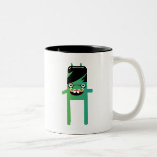 Tasse 2 Couleurs bête monstre geeky mec
