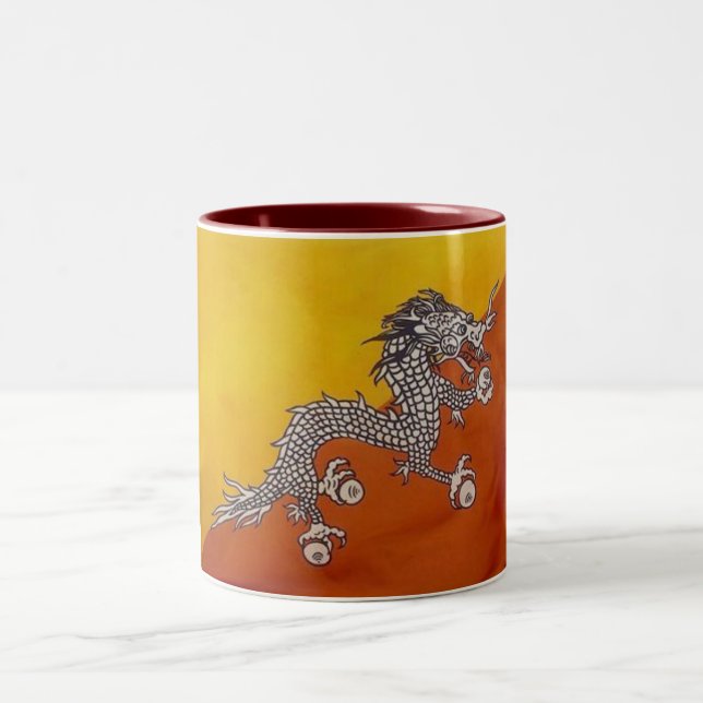 Tasse 2 Couleurs Bhoutan - Mug- (Centre)