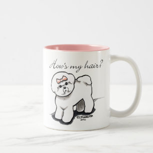 Tasse 2 Couleurs Bichon Frise Habille Mes Cheveux