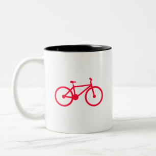Tasse 2 Couleurs Bicyclette rouge écarlate