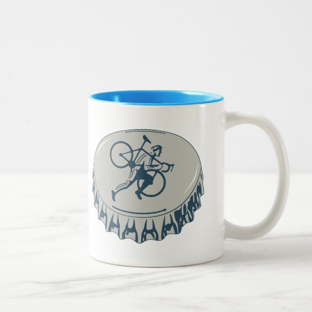 Tasse 2 Couleurs Bière Cyclocross (Droit)