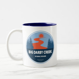Tasse 2 Couleurs Big Darby Creek Rivière Scénique Ohio