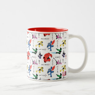 Tasse 2 Couleurs Big Hero 6 Motif de combat