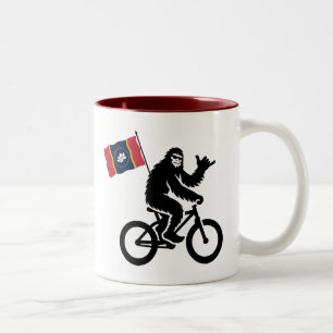 Tasse 2 Couleurs Bigfoot Cyclisme Drapeau du Mississippi