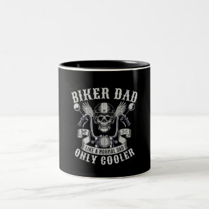 Tasse 2 Couleurs Biker Papa Motorcycle Père Rider Biker Papa Père