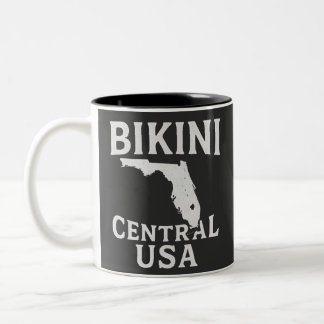 Tasse 2 Couleurs Bikini Central USA Drapeau Américain Patriotique É