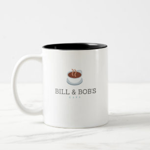 Tasse 2 Couleurs Bill et Bob's Cafe - Reprise Sobriété émotionnelle