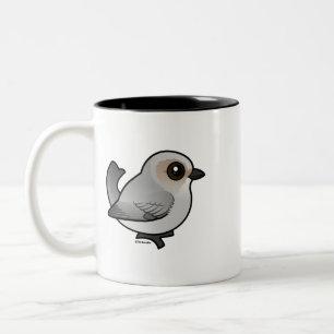 Tasse 2 Couleurs Birdorable Bushtit, Course Intérieure