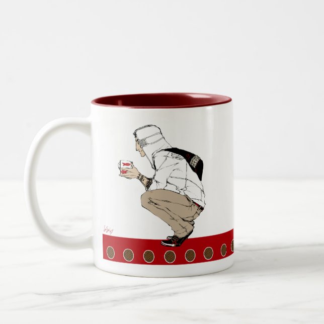 Tasse 2 Couleurs Biscuit Bondings (Gauche)