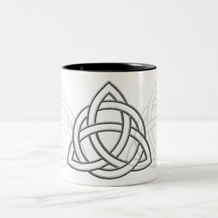 Tasse 2 Couleurs Biseau argenté de Triquetra