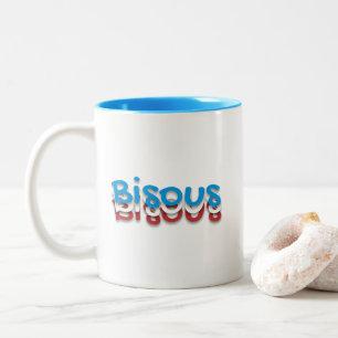 Tasse 2 Couleurs Bisous (baisers)