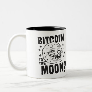 Tasse 2 Couleurs Bitcoin Au Troll De Lune