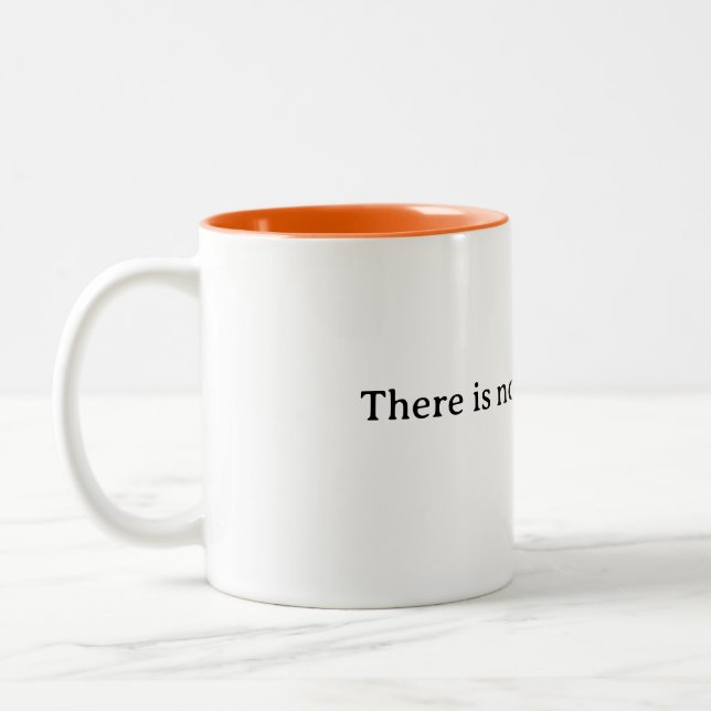 Tasse 2 Couleurs Bitcoin pas de deuxième meilleur (Gauche)