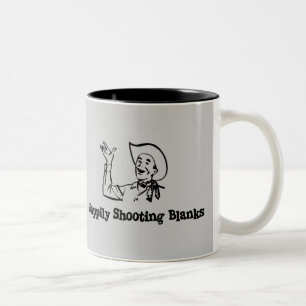 Tasse 2 Couleurs Blancs heureusement de tir