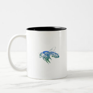 Tasse 2 Couleurs Bleu d'abeille