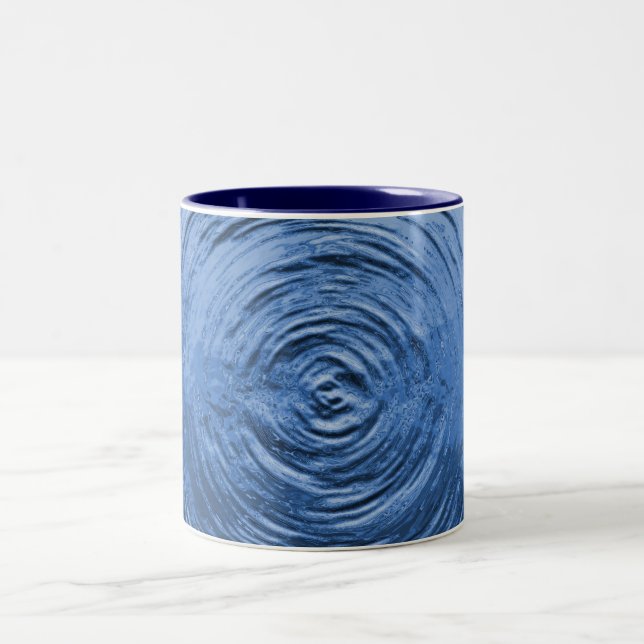 Tasse 2 Couleurs Bleu onduleur (Centre)