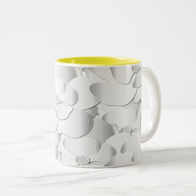 Tasse 2 Couleurs Blossom argenté (Devant droit)