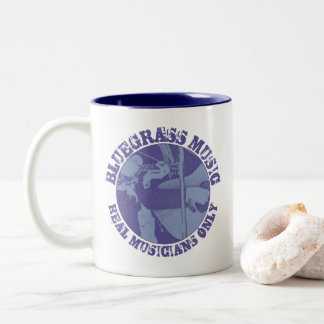 Tasse 2 Couleurs Bluegrass Musique Real Musiciens Only Blue Players