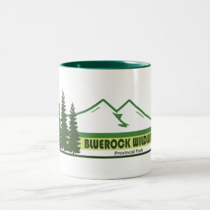 Tasse 2 Couleurs Bluerock Wildland Provincial Park Green Stripes