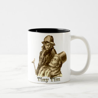 Tasse 2 Couleurs Bob Cratchit et chant de Noël minuscule de Tim