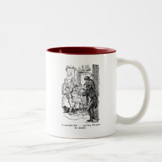Tasse 2 Couleurs Bob et Tim minuscule (avec le texte)