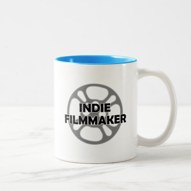 Tasse 2 Couleurs Bobine de film indépendante de cinéaste (Droit)
