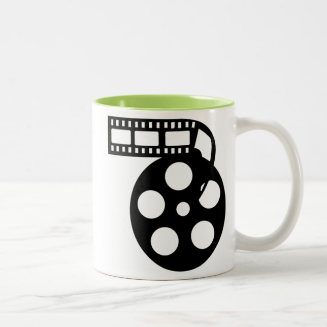 Tasse 2 Couleurs Bobine de pellicule cinématographique fraîche (Droit)