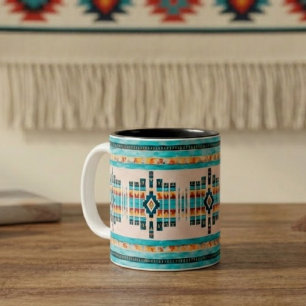 Tasse 2 Couleurs Boho inspiré du Sud-Ouest