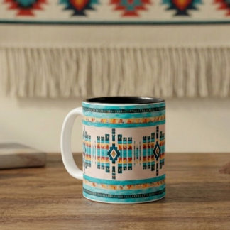 Tasse 2 Couleurs Boho inspiré du Sud-Ouest