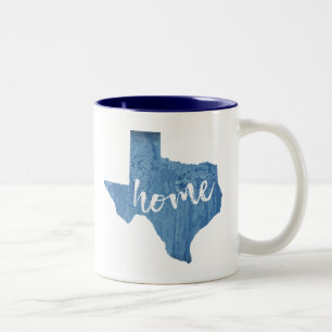 Tasse 2 Couleurs Bois de Texas à la maison
