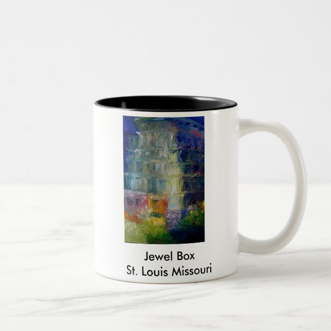 Tasse 2 Couleurs Boîte de bijou, boîte de bijou St Louis Missouri (Droit)