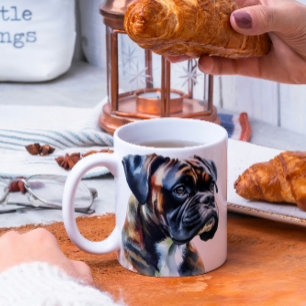 Tasse 2 Couleurs Boîtier de broche en aquarelle