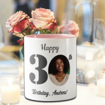 Bold 30th Birthday Photo