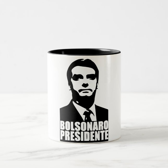 Tasse 2 Couleurs Bolsonaro le Président (Centre)